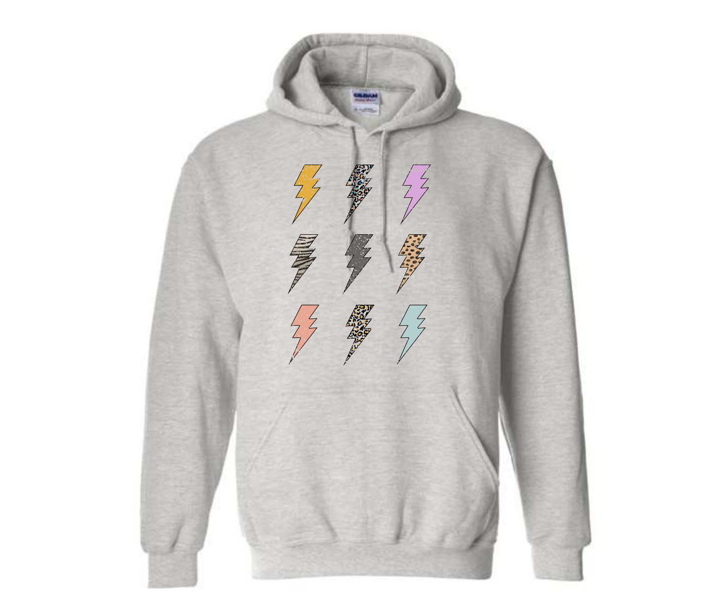 Lightning Grid Sweatshirt & Hoodie & Long Sleeve Shirt