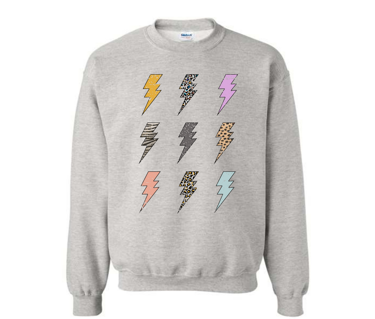 Lightning Grid Sweatshirt & Hoodie & Long Sleeve Shirt