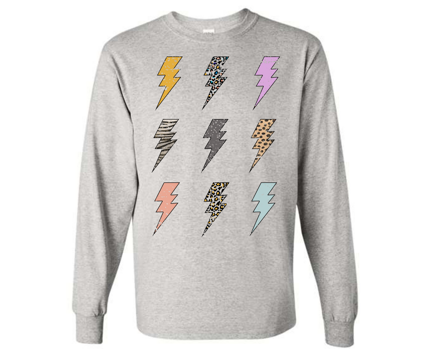 Lightning Grid Sweatshirt & Hoodie & Long Sleeve Shirt