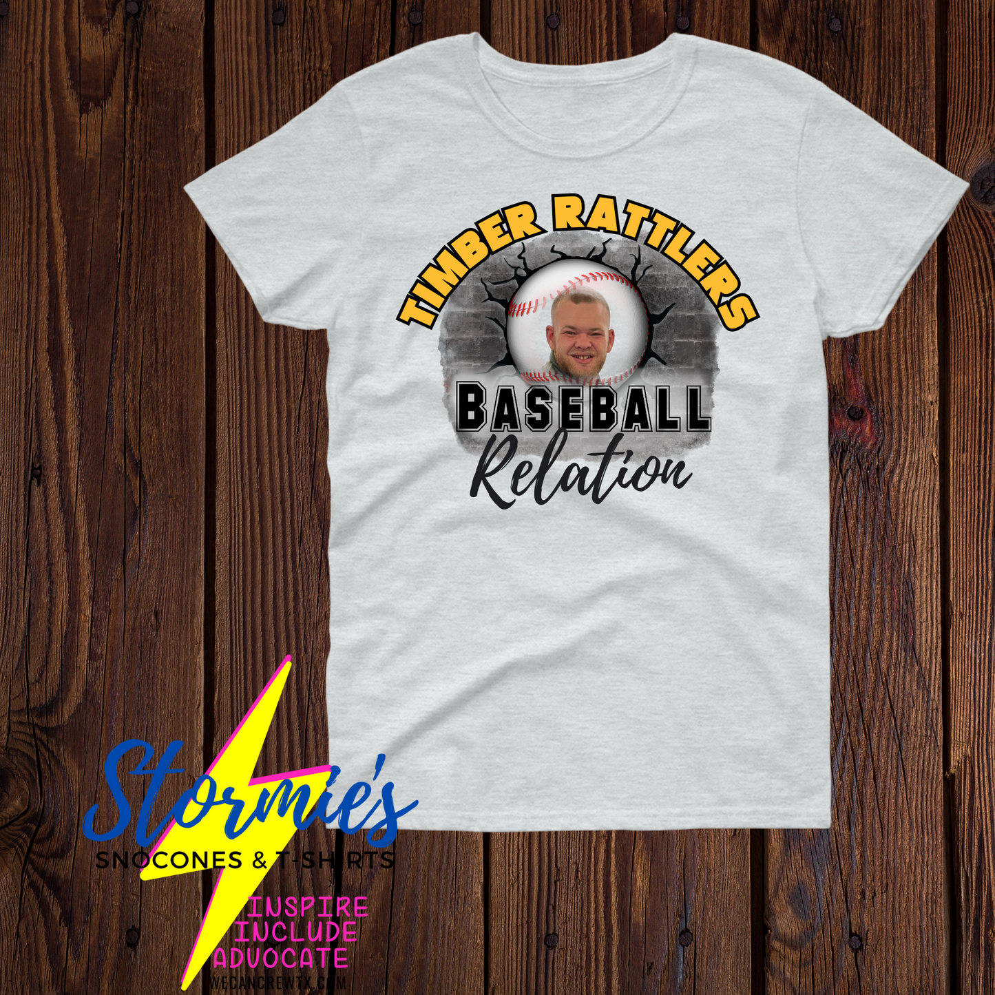 Timber Rattlers Baseball Custom Picture Relation Shirt