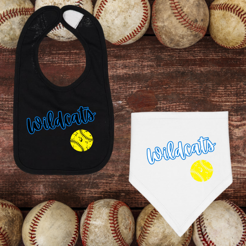 Wildcats Baby Bib