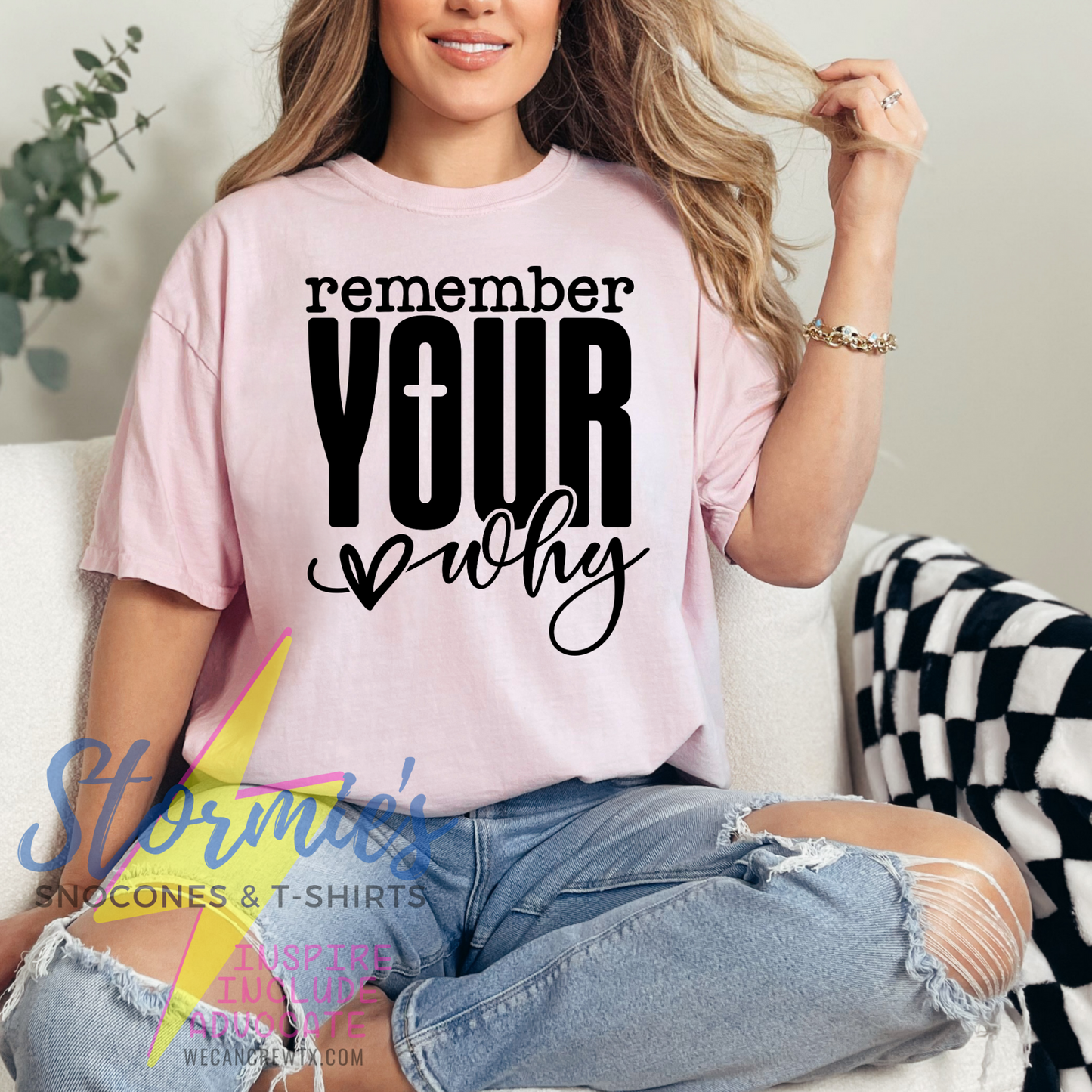 Remember Your Why Blossom Comfort Colors Shirt