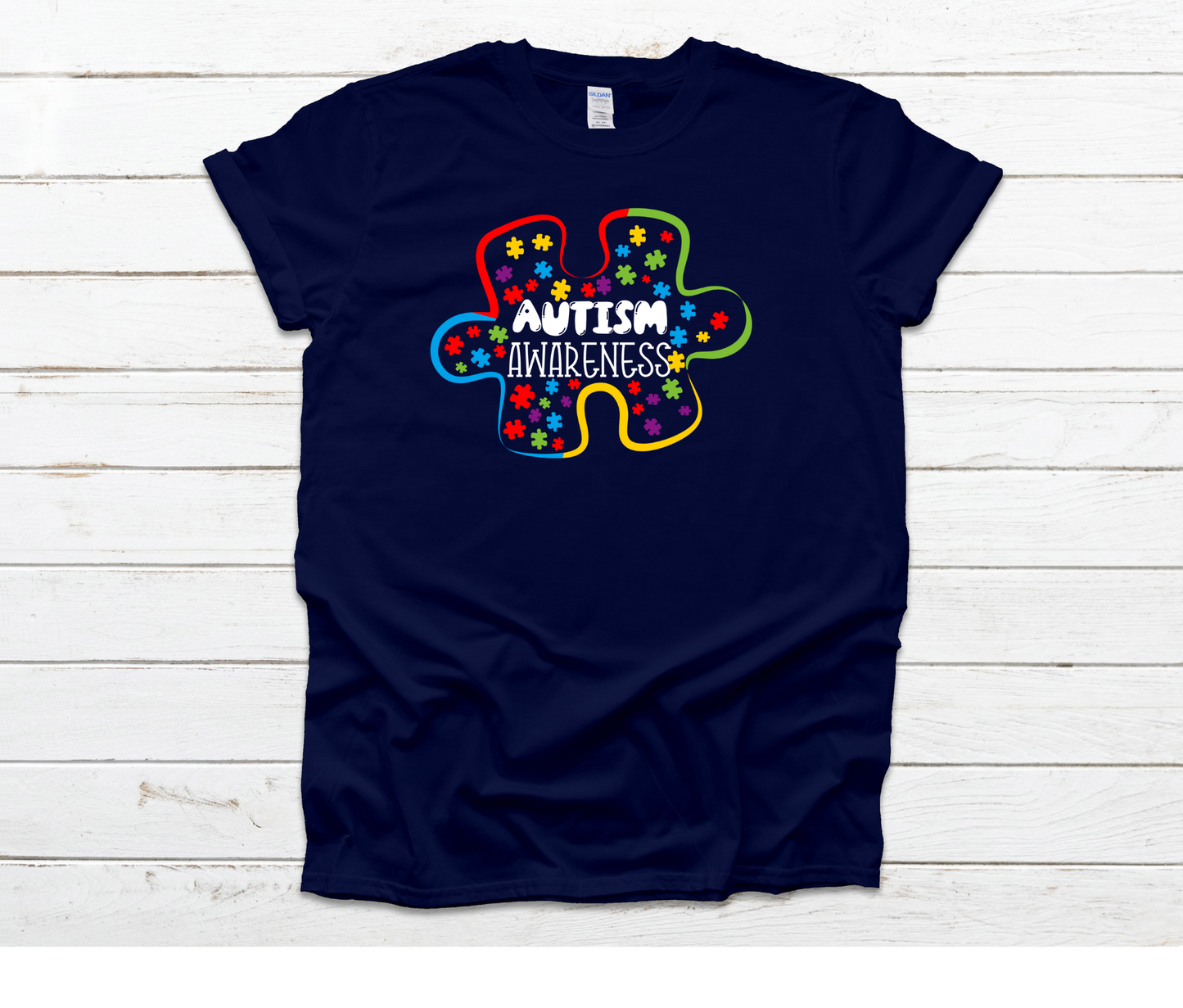 Autism Awareness Puzzle Piece Shirt