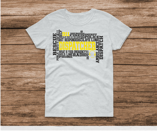 Dispatacher Word Art Shirt