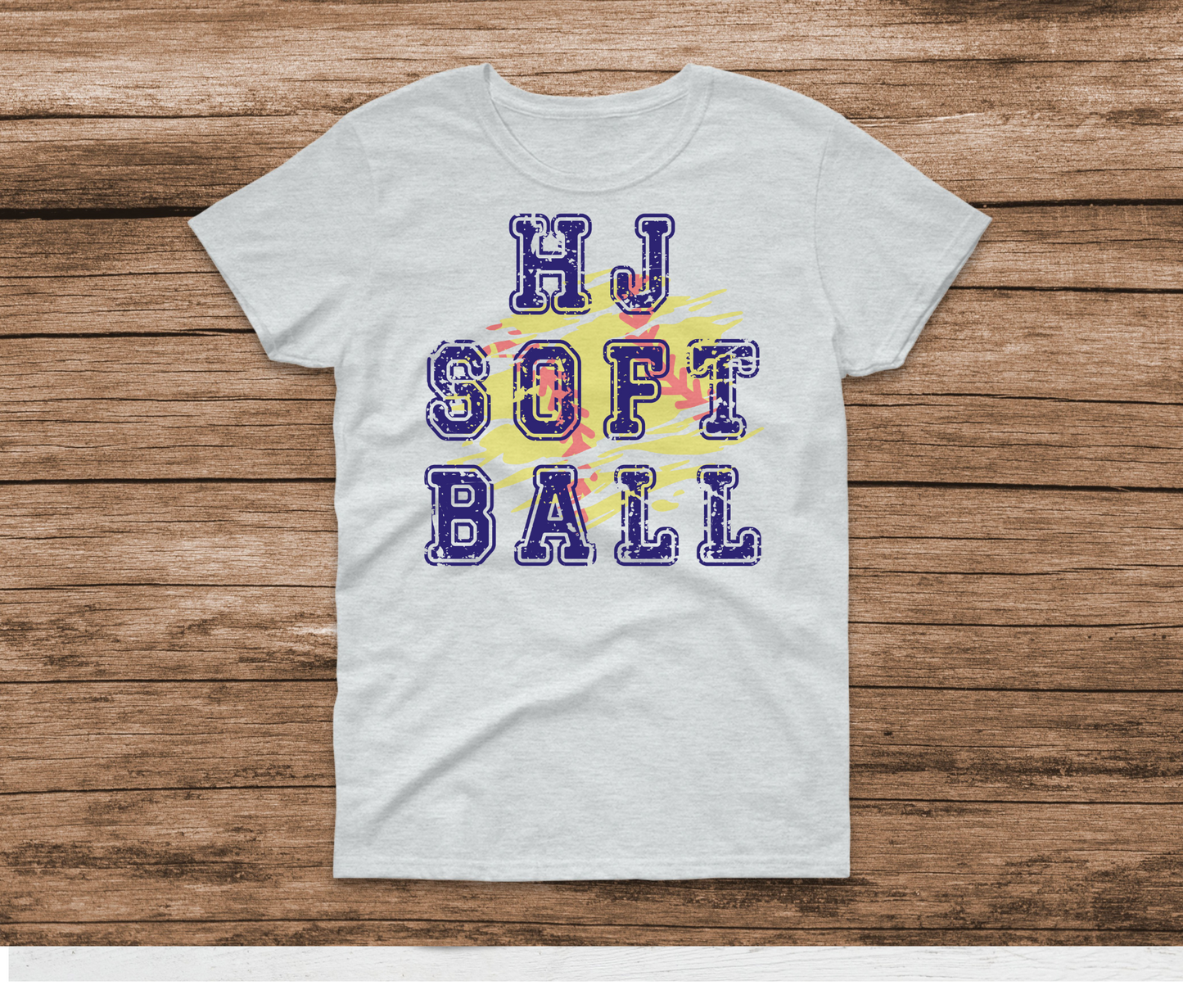 HJ Softball Distressed Ball Shirt