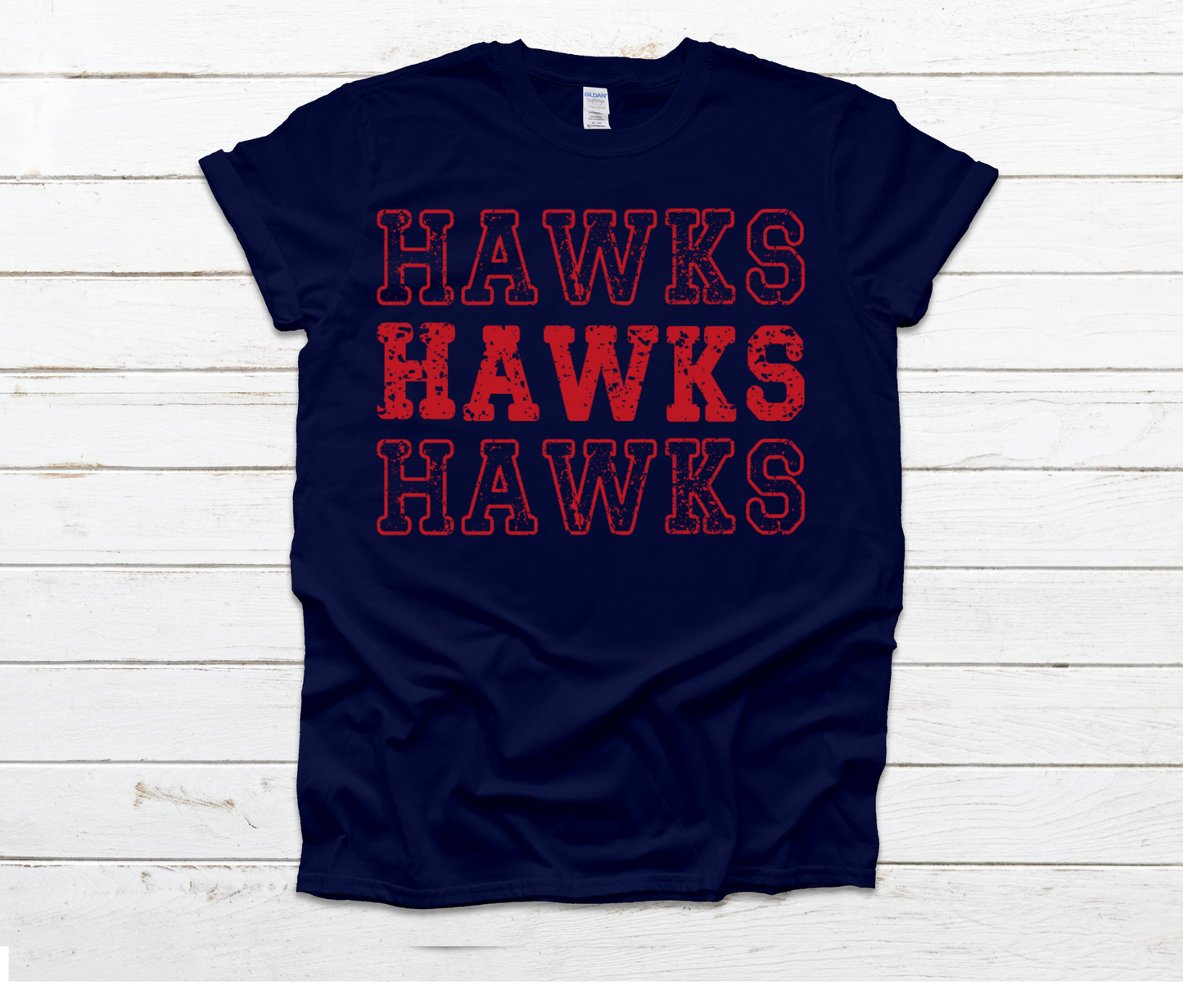 Hawks Distressed Shirt