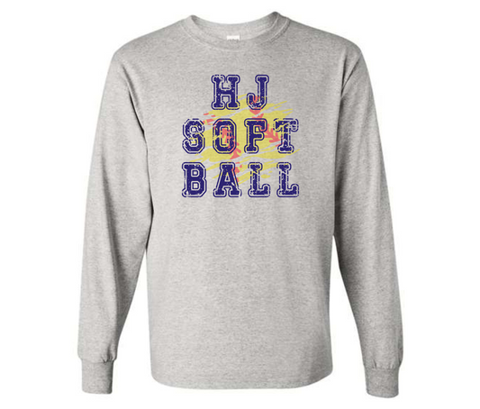 HJ Softball Ash Sweatshirt & Hoodie & Long Sleeve Shirt