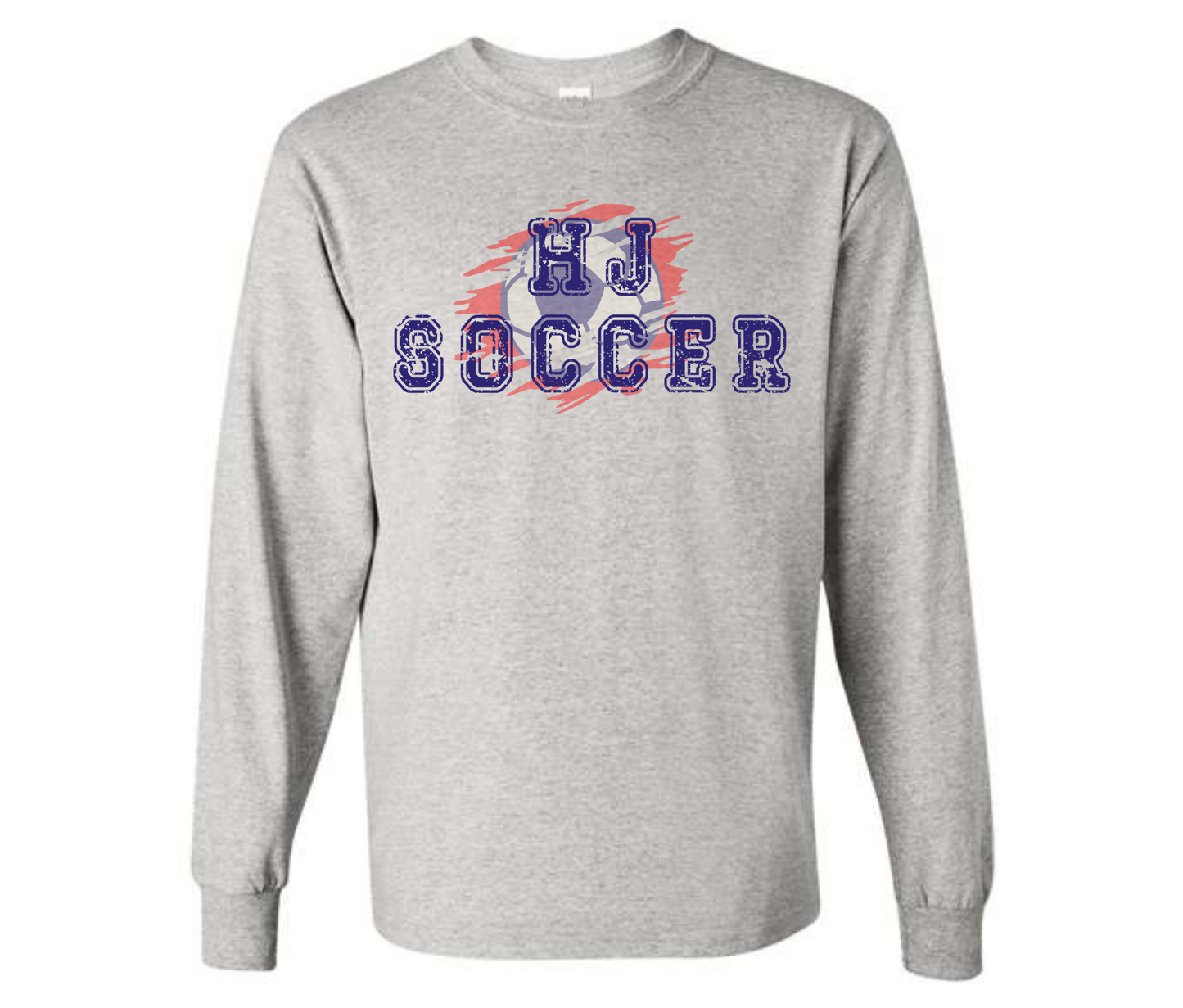 HJ Soccer Ash Sweatshirt & Hoodie & Long Sleeve Shirt