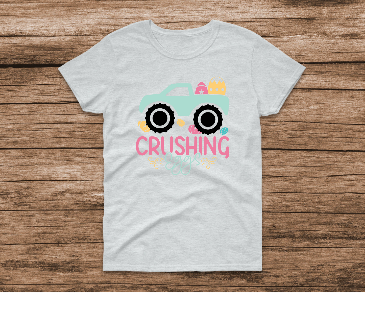 Monster Truck Crushing Eggs Shirt