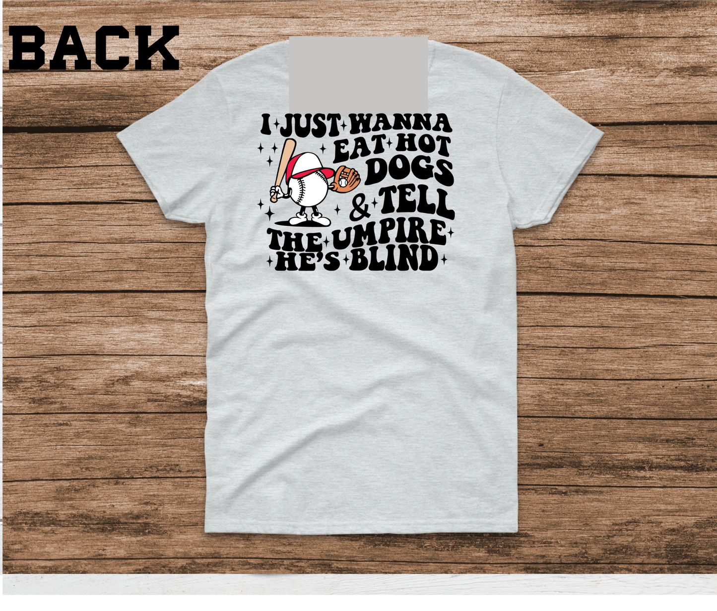 Baseball Hot Dog T-Shirts