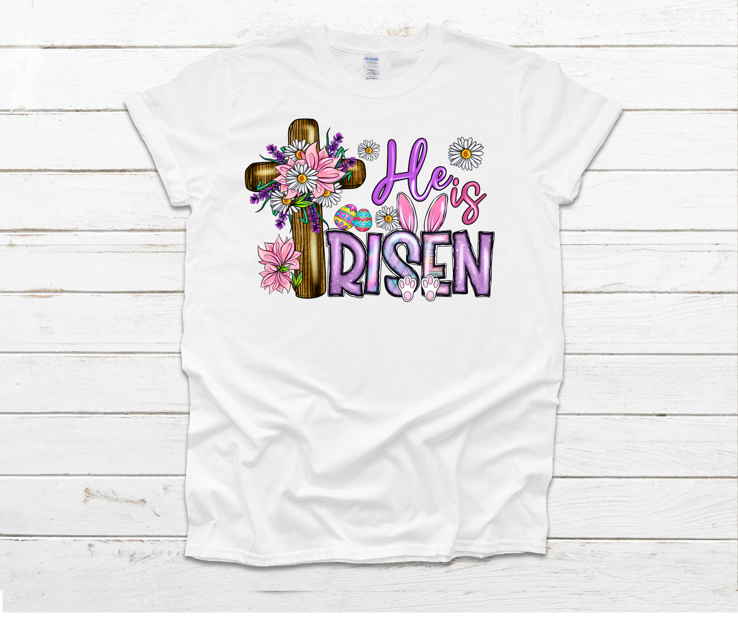 He Is Risen White Shirt