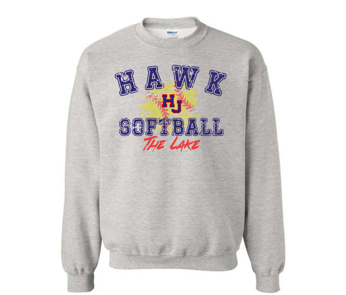 HJ Softball To the Lake Ash Sweatshirt & Hoodie & Long Sleeve Shirt