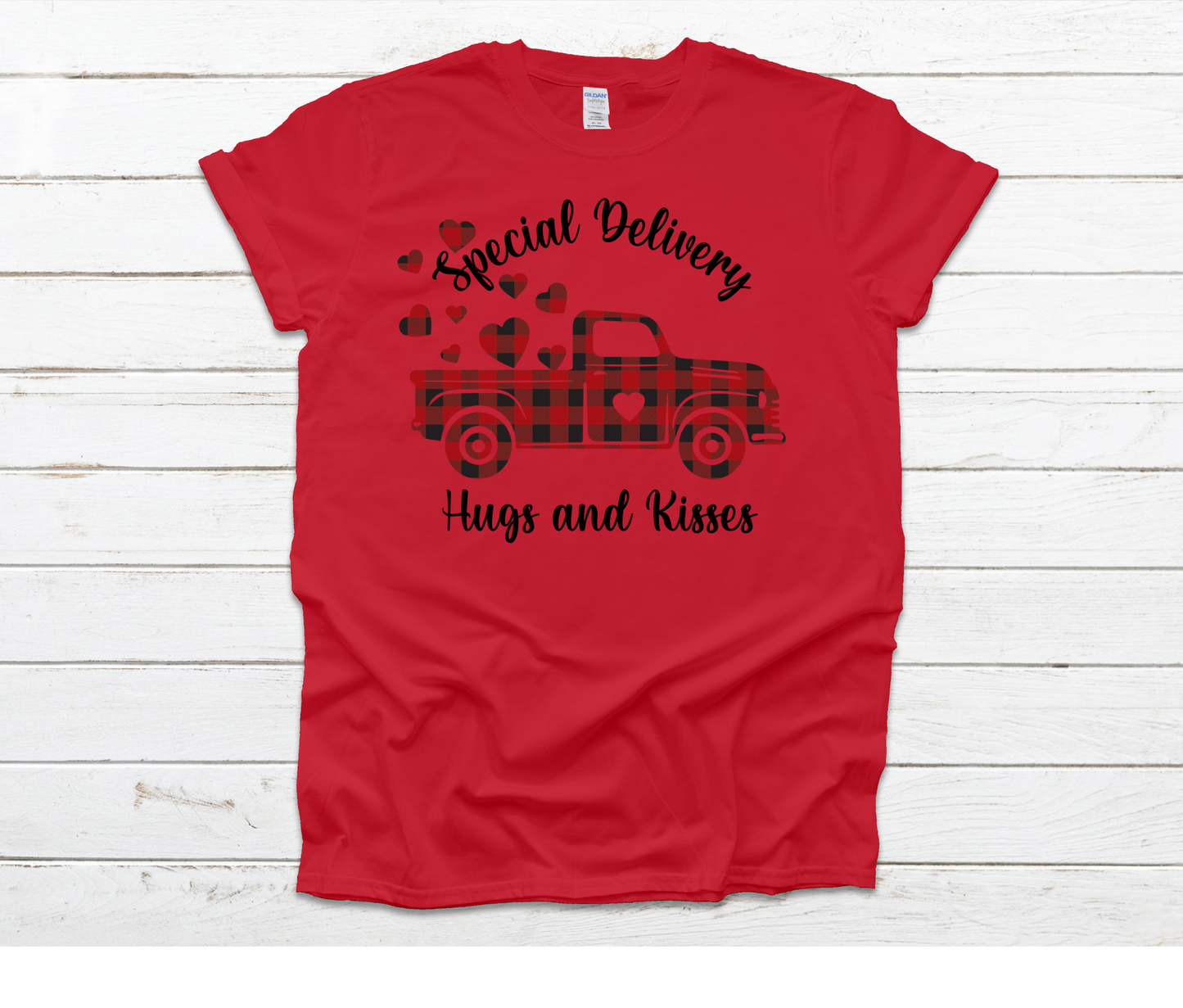 Special Delivery Hugs and Kisses Truck Shirt