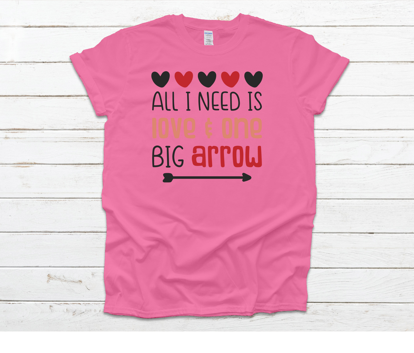 All I Need Is Love and One Big Arrow Shirt