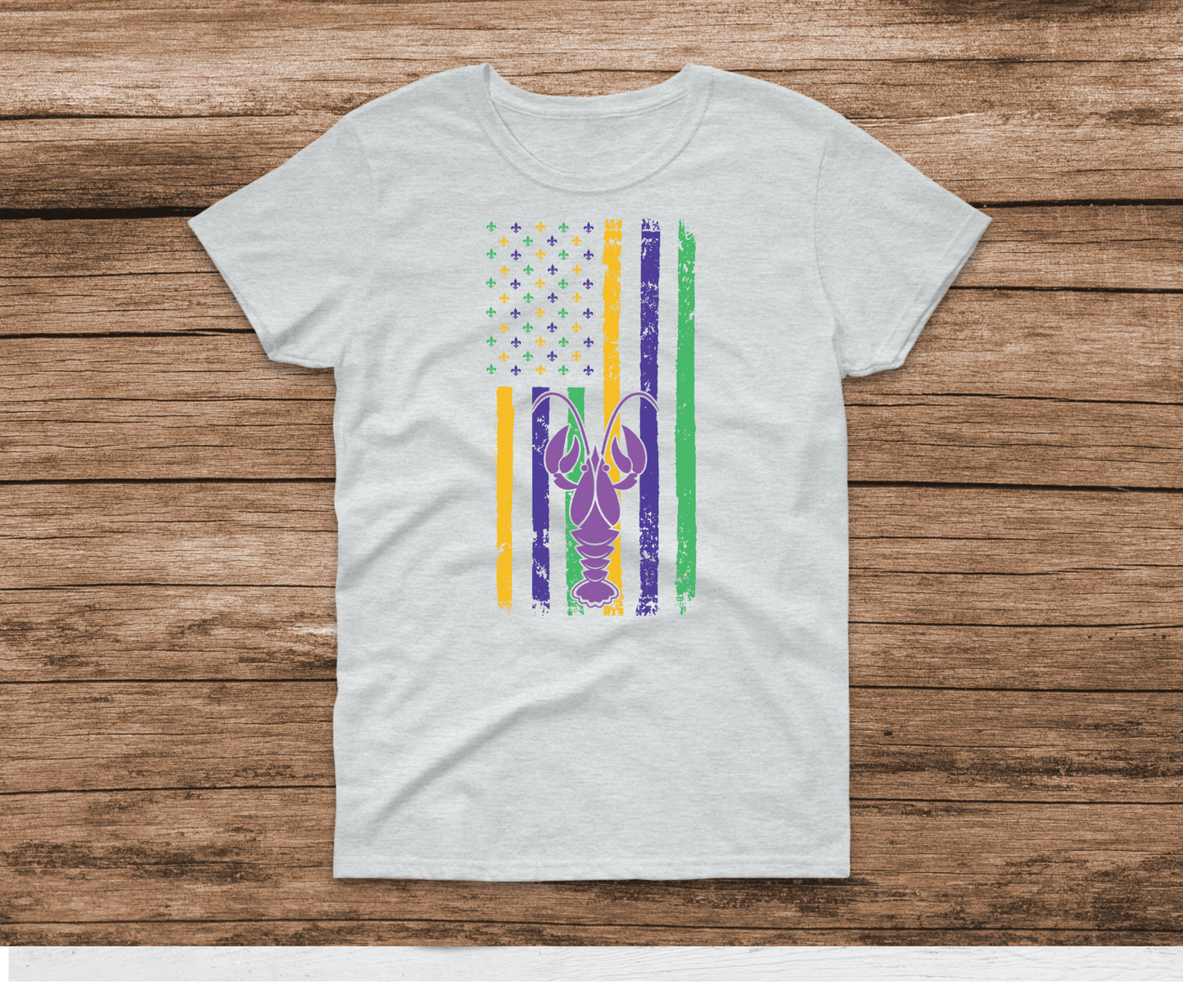 Mardi Gras Flag Shirt