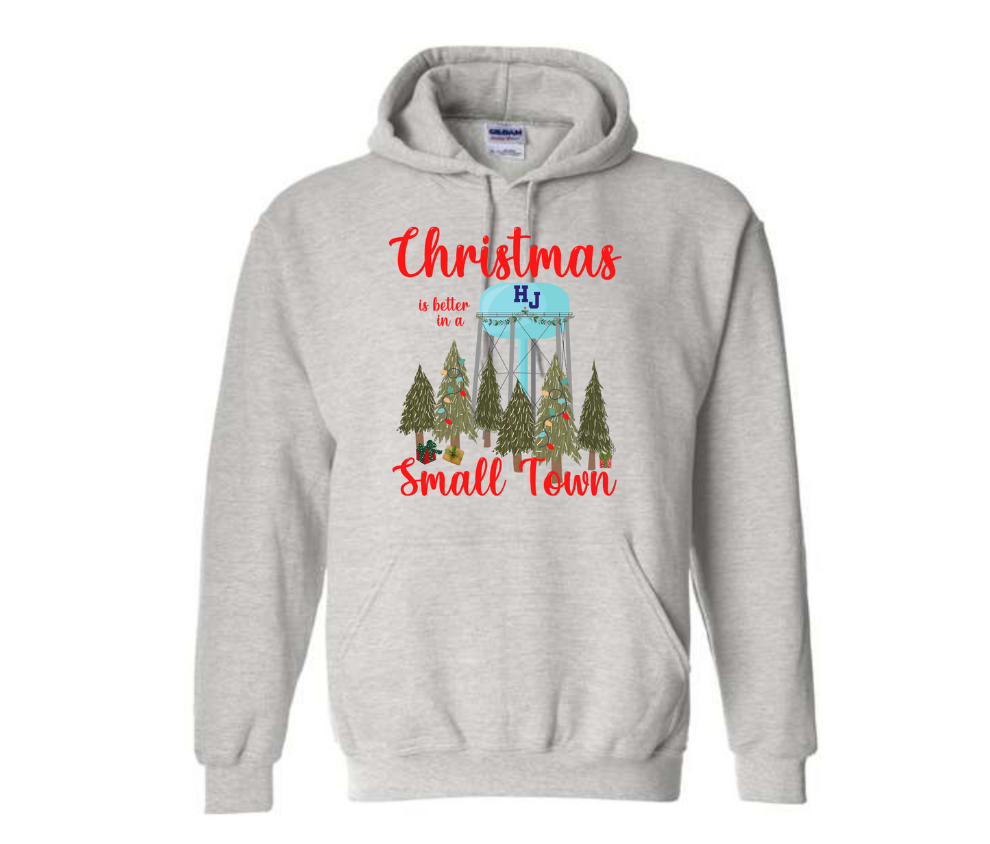 Christmas is Better in a Small Town Ash Sweatshirt & Hoodie & Long Sleeve Shirt