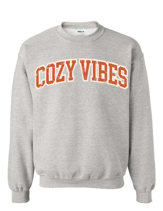 Cozy Vibes Gray Sweatshirt