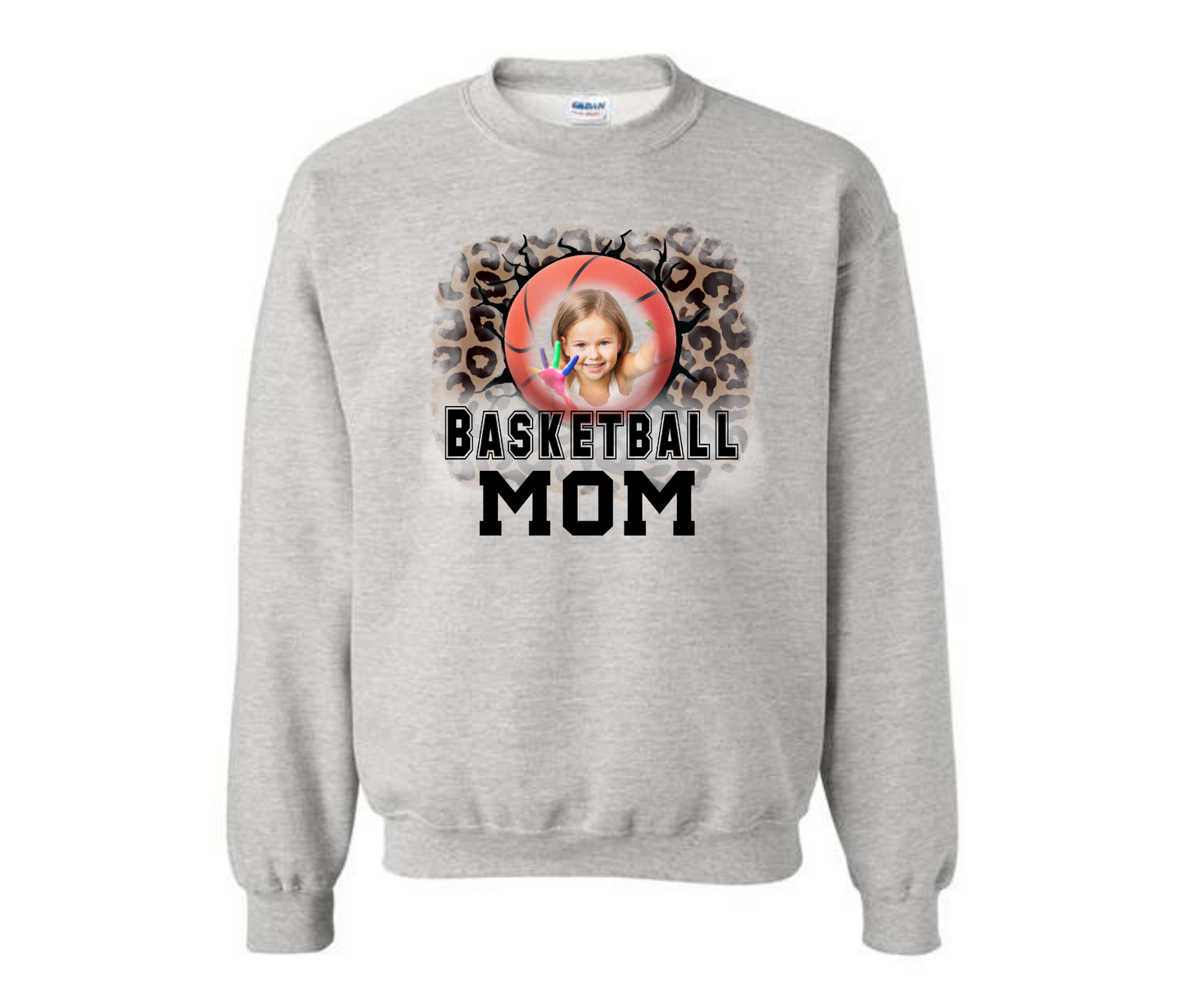 Custom Picture Basketball Mom Sweatshirt