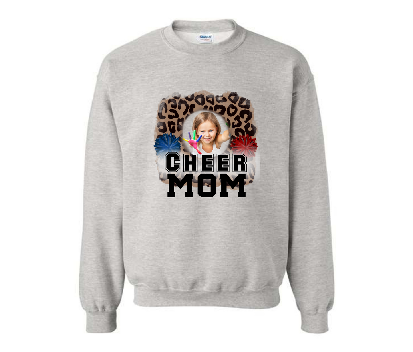 Custom Picture Cheer Mom Sweatshirt