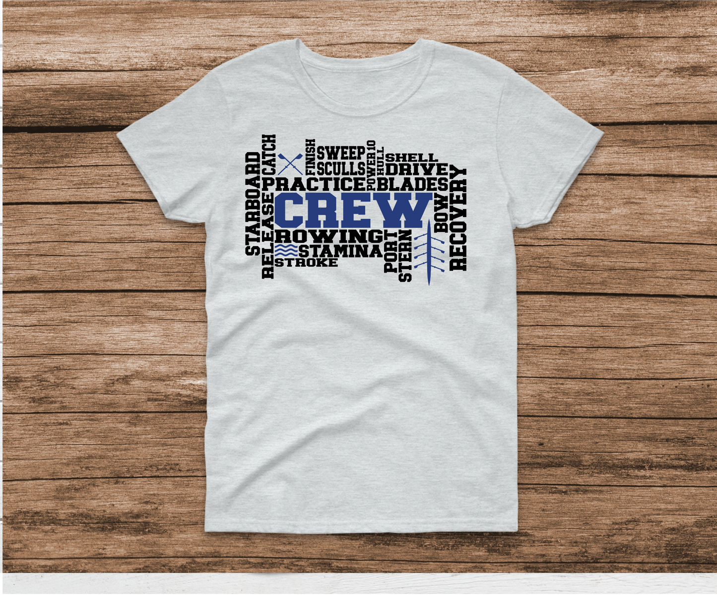 Crew Word Art Shirt