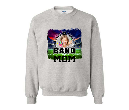 Custom Picture Band Mom Sweatshirt