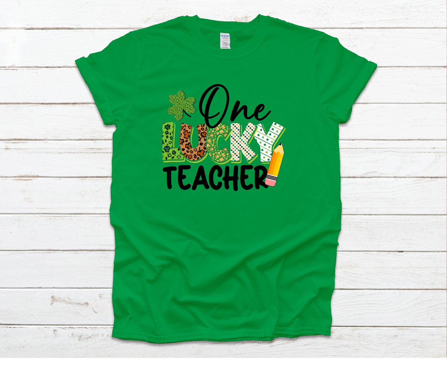 One Lucky Teacher Shirt