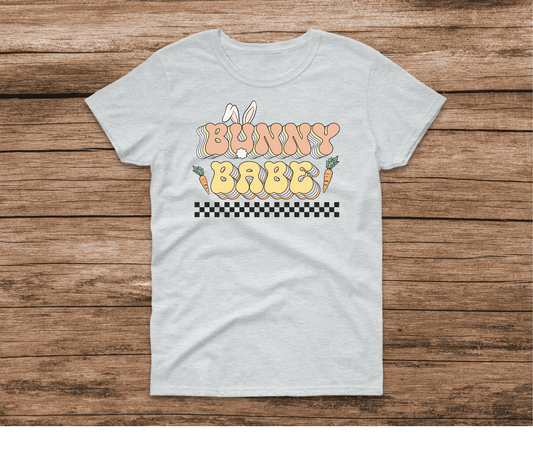 Bunny Babe Checkered Shirt