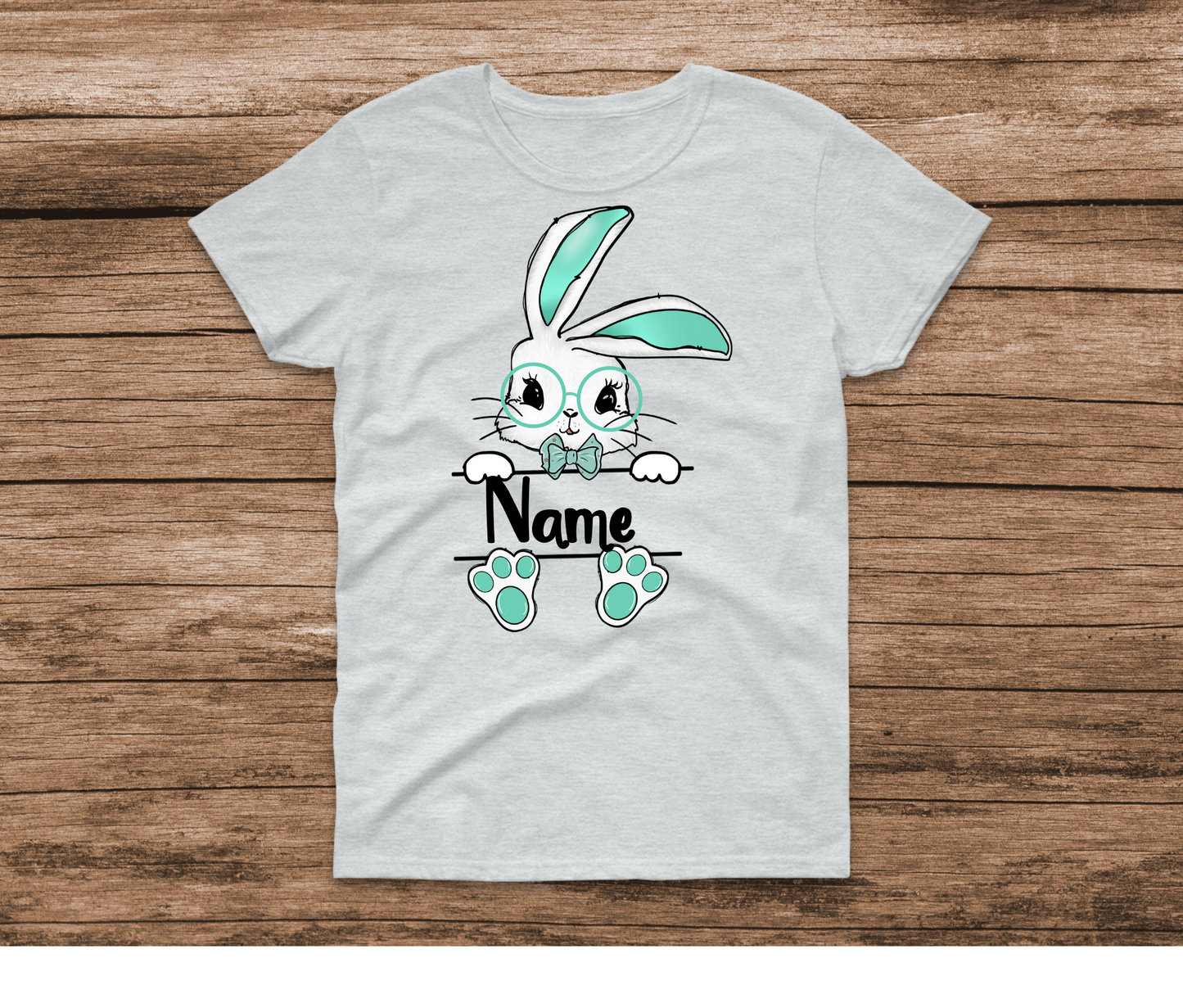 Custom Name Boy Bunny Shirt