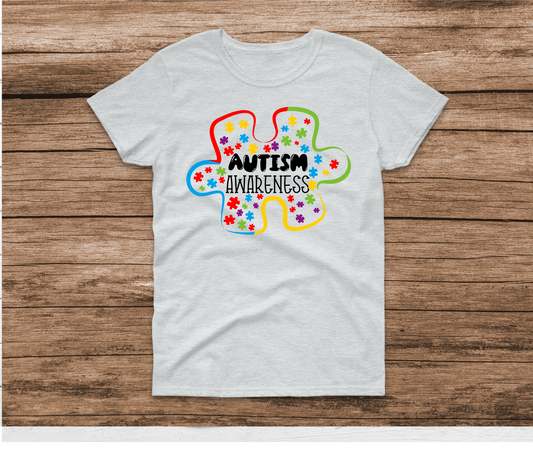 Autism Awareness Puzzle Piece Shirt