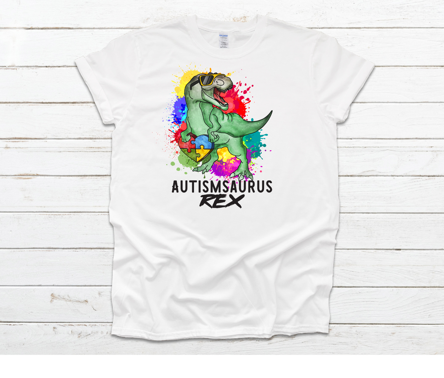 Autismsaurus Dinosaur T-shirt