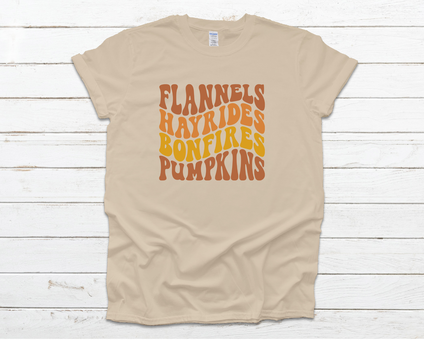 Flannels Hayrides Bonfires Pumpkins Shirt