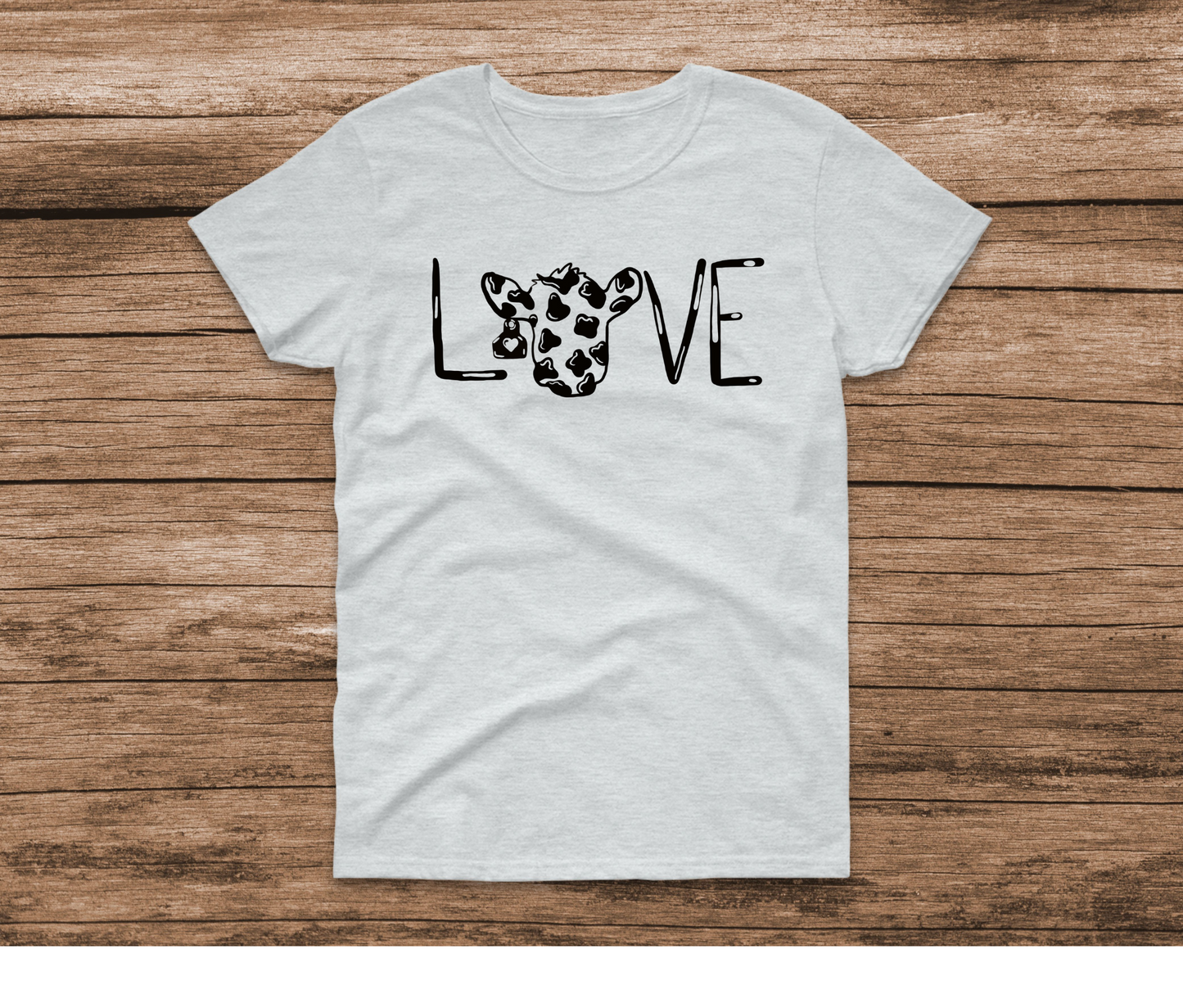 Cow Love Shirt by Ashley Sattler