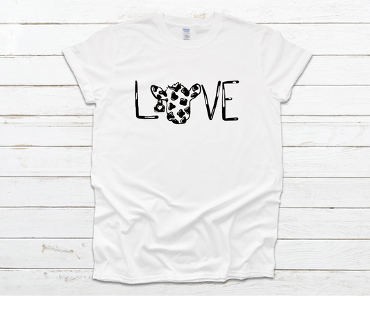 Cow Love Shirt by Ashley Sattler