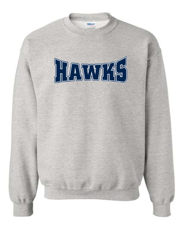 Hawks Gray Sweatshirt & Hoodie