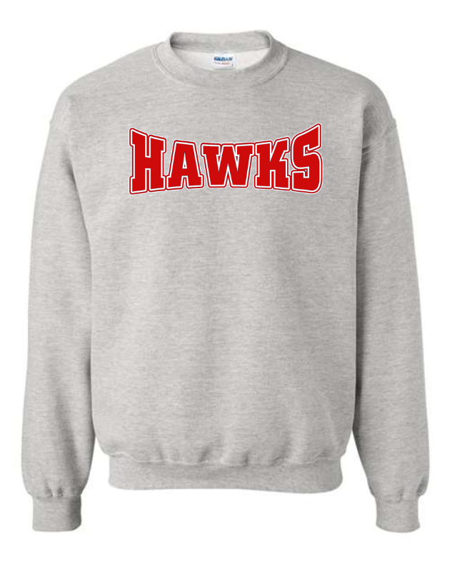 Hawks Gray Sweatshirt & Hoodie