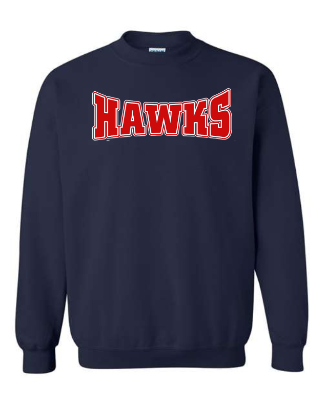 Hawks Navy Sweatshirt & Hoodie