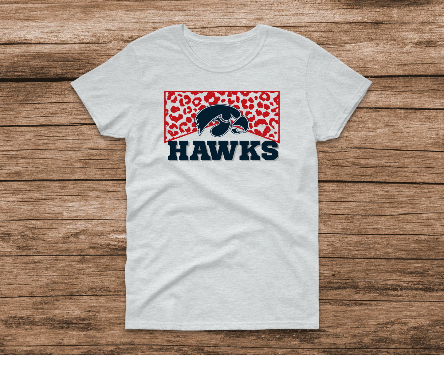 Hawks Cheetah Print T-shirt