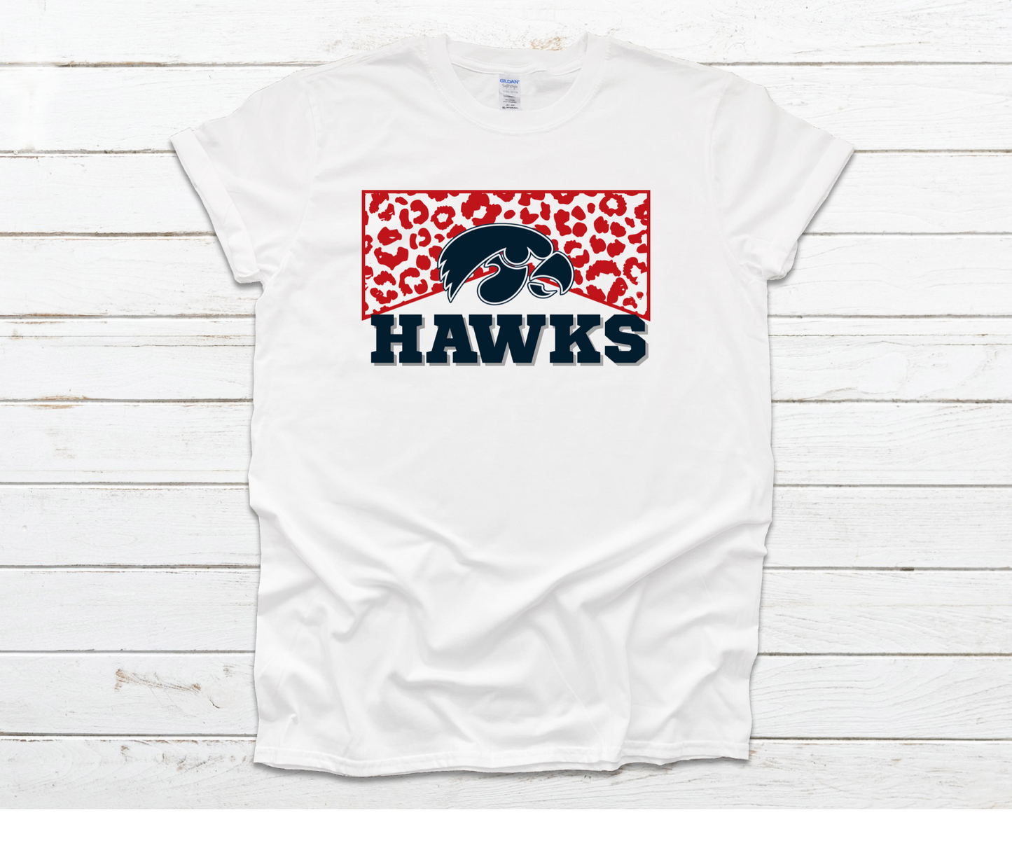 Hawks Cheetah Print T-shirt