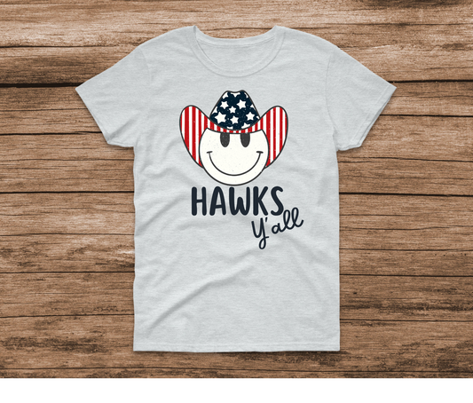 Hawks Y'All T-shirt