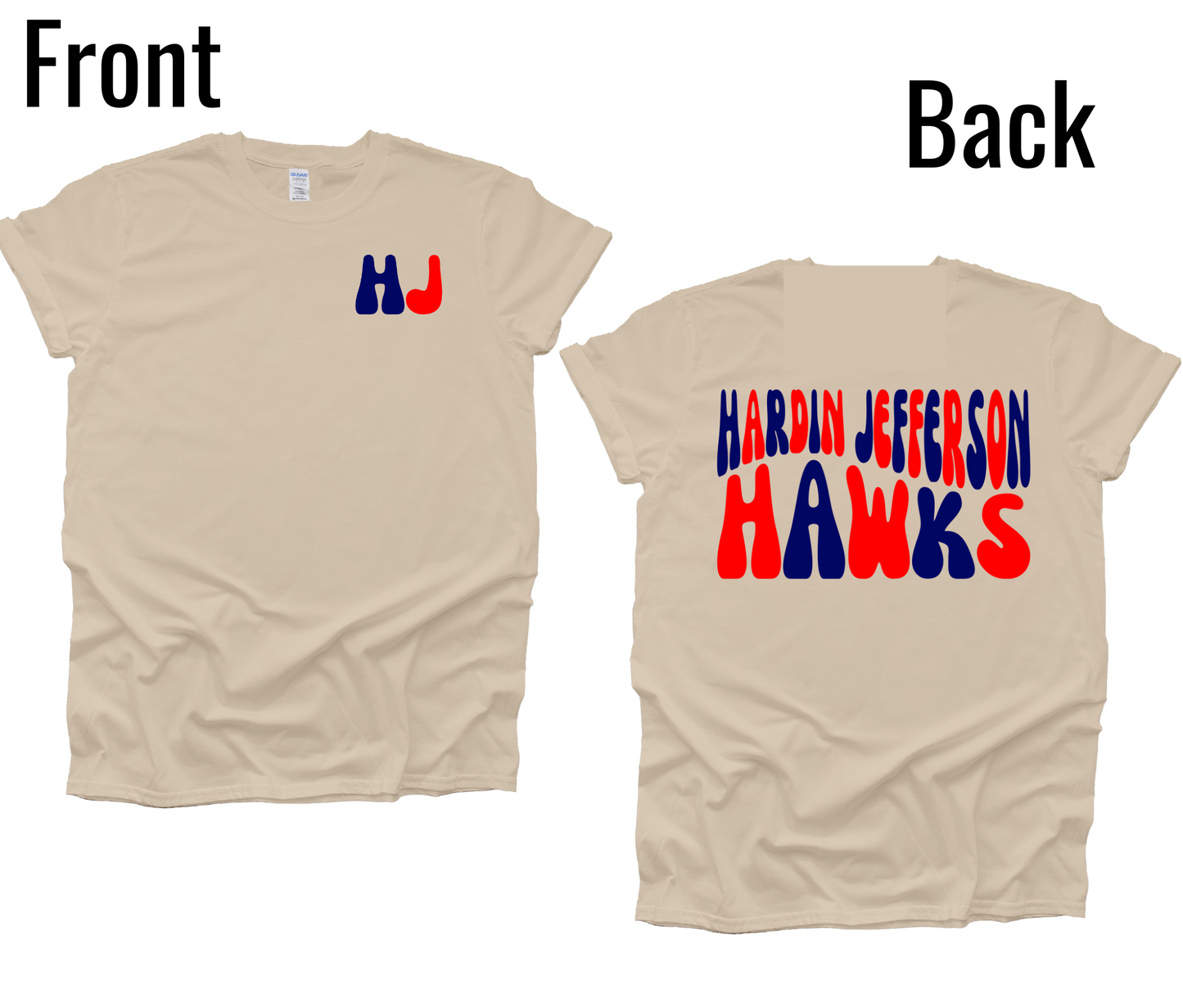 Hawks Wavy HJ Ash T-shirt