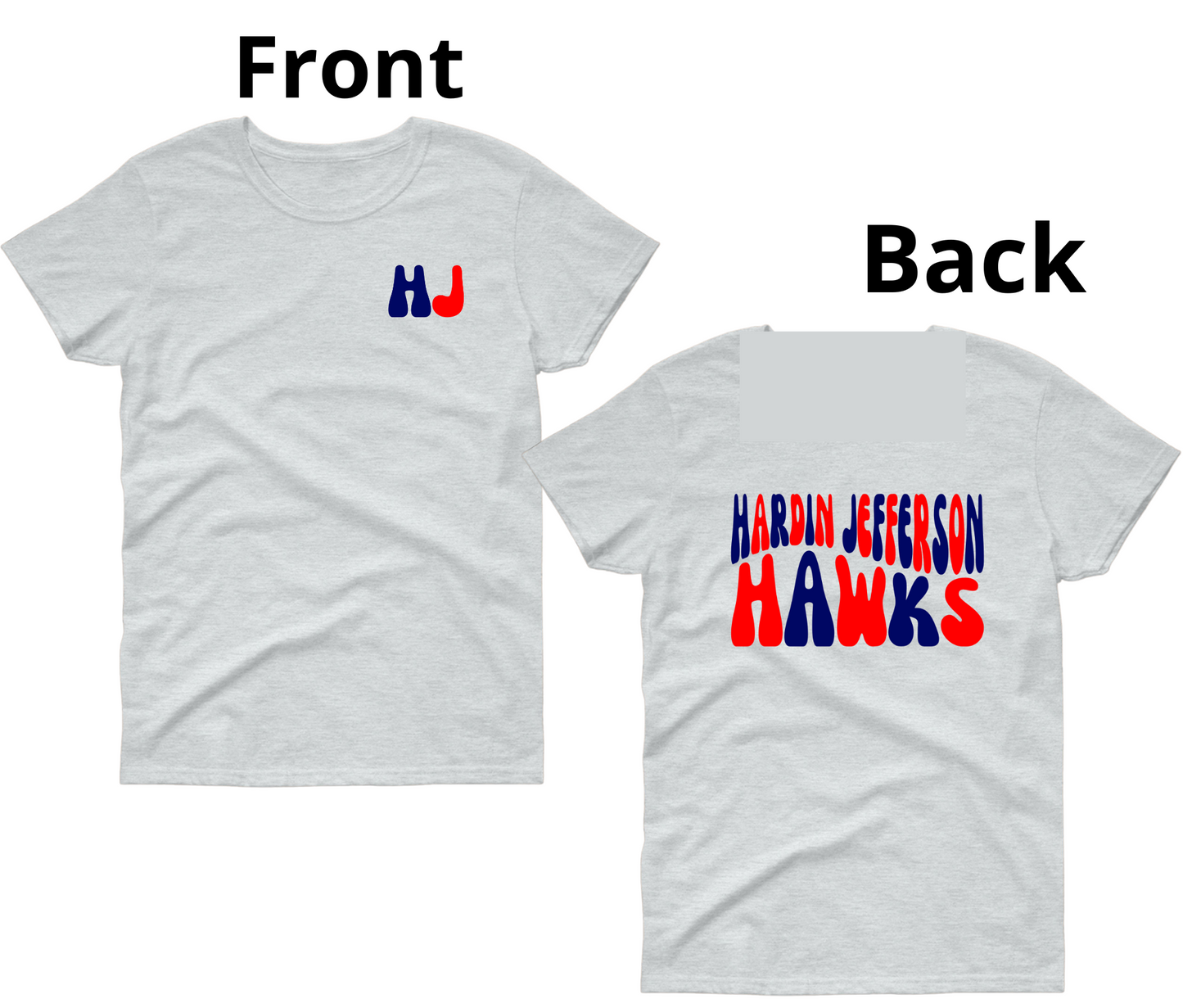 Hawks Wavy HJ Ash T-shirt