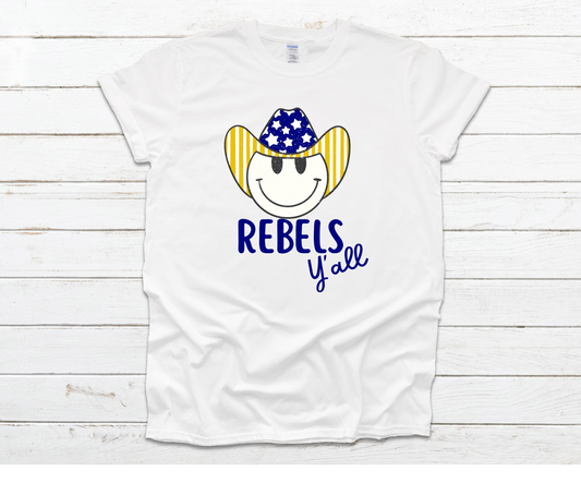 Rebels Y'All T-shirt