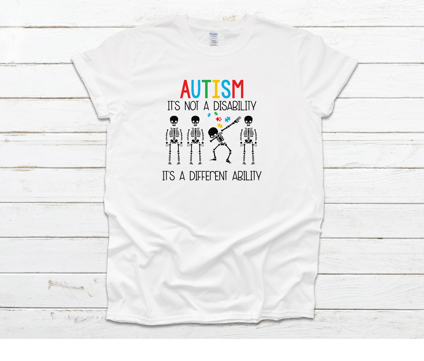 Autism Skeleton T-shirt