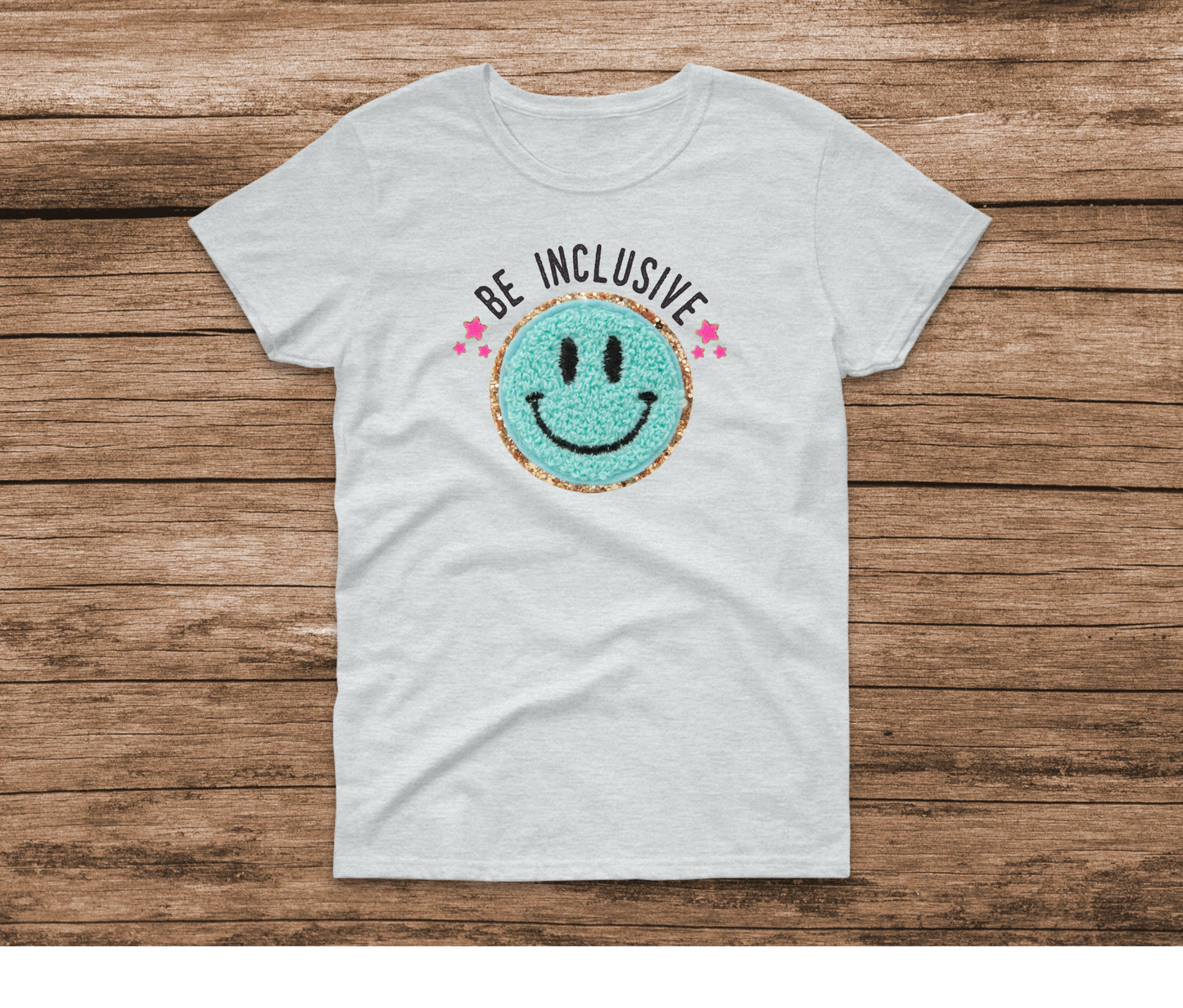 Be Inclusive Smiley Face T-shirt