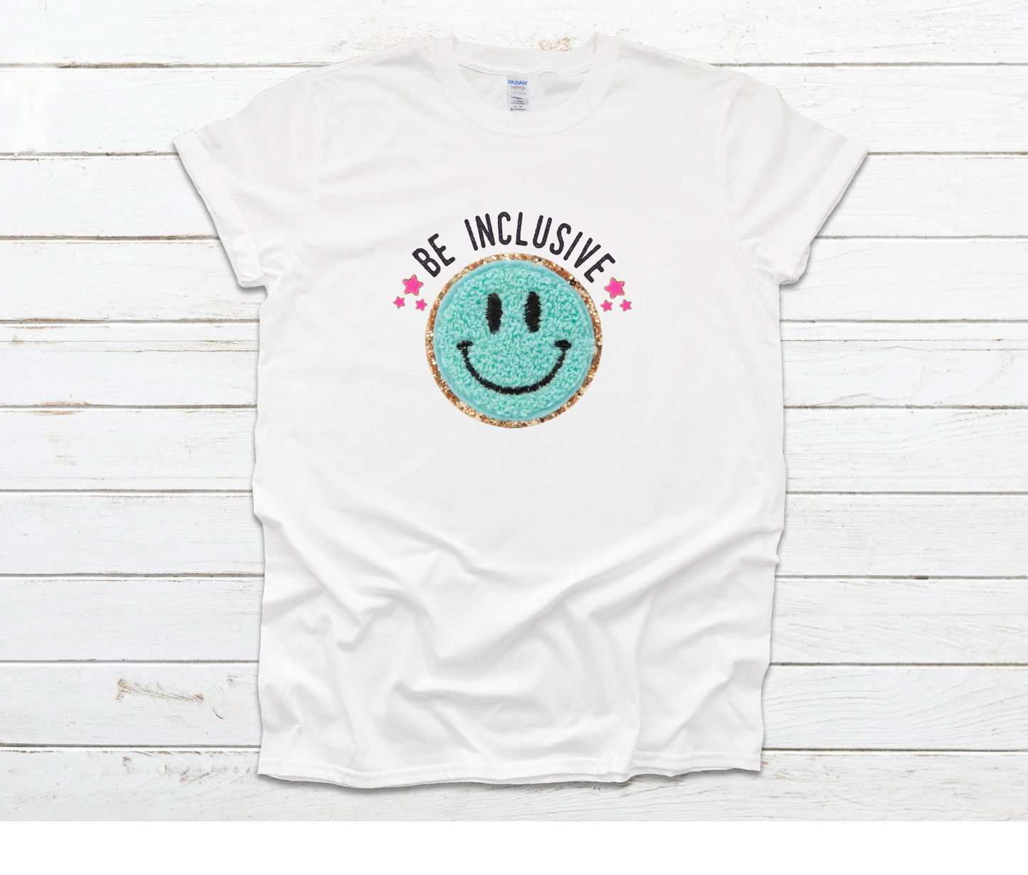 Be Inclusive Smiley Face T-shirt