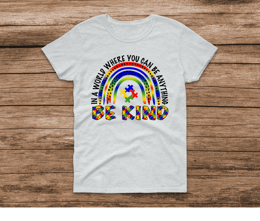 Puzzle Be Kind Rainbow T-shirt