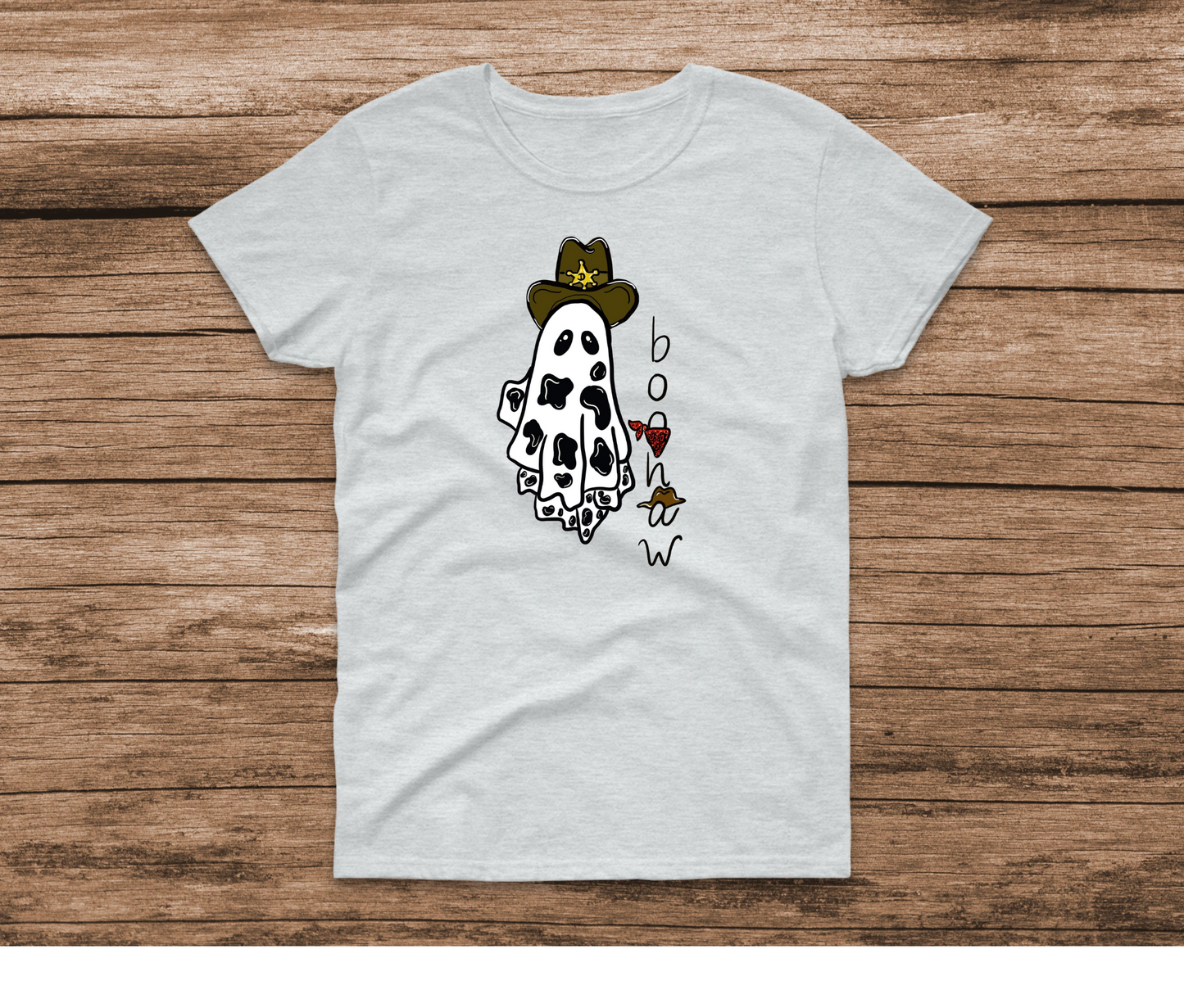 Boohaw cowboy ghost Ash Shirt by Ashley Sattler