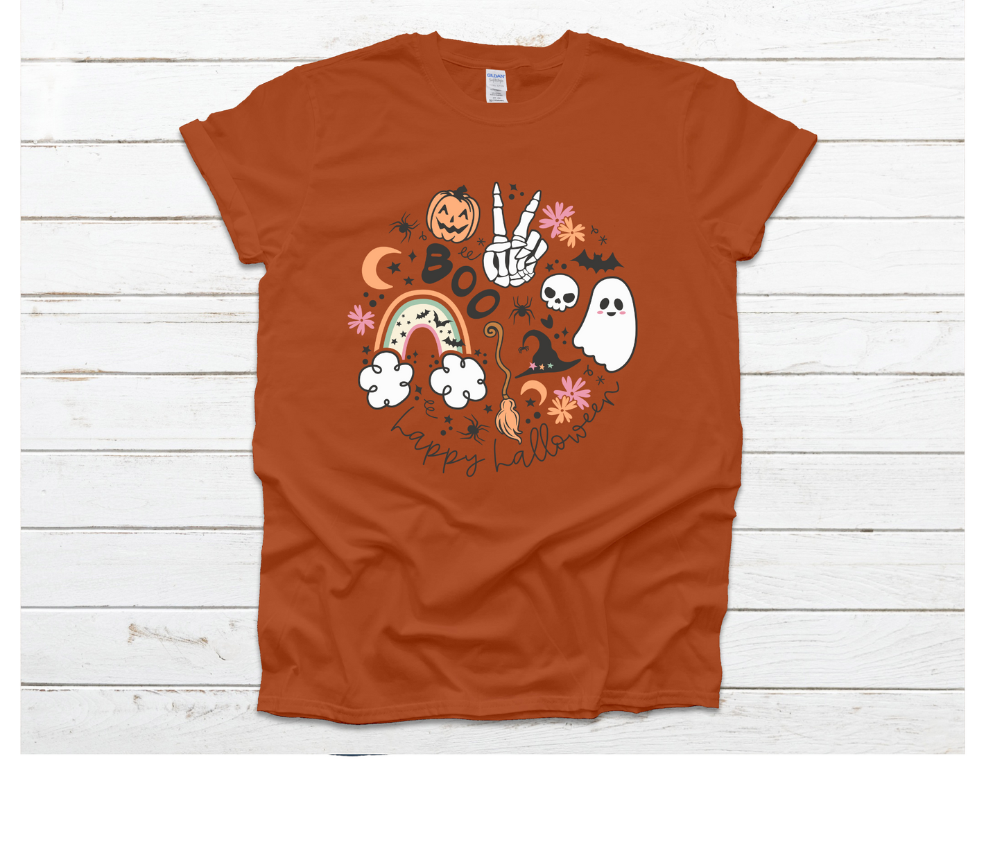 Halloween Doodles Circle Shirt