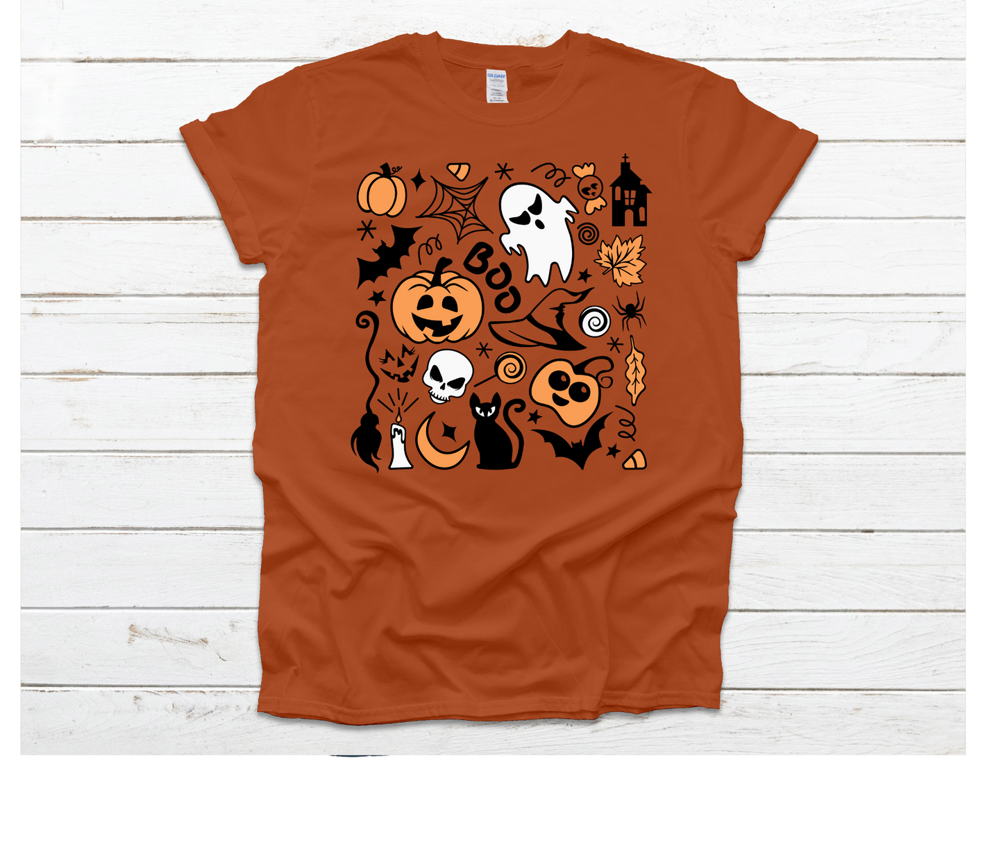 Halloween Doodles Square Shirt