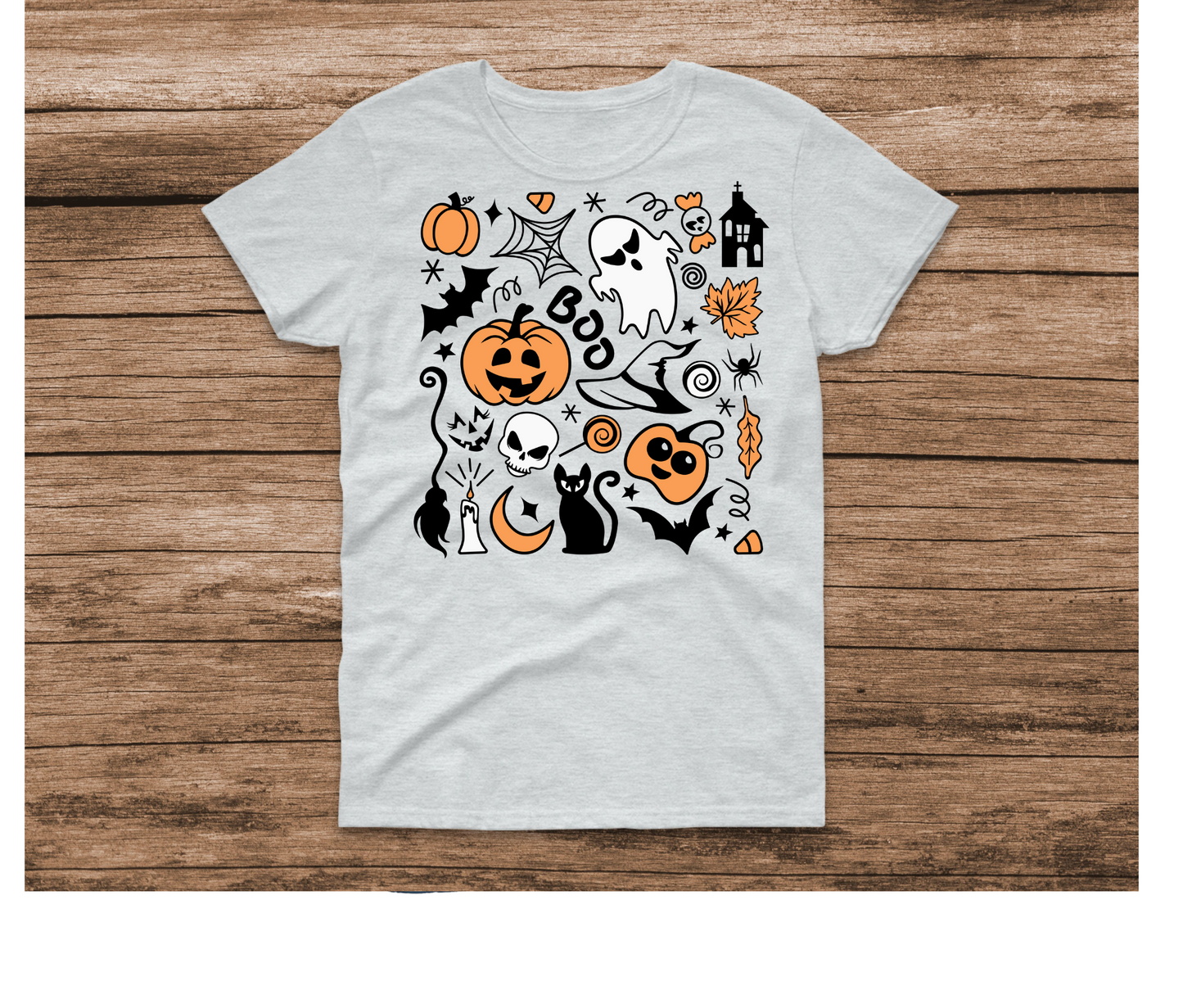 Halloween Doodles Square Shirt